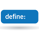 define on blue button